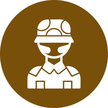 Kask takan bir işçinin resmi.