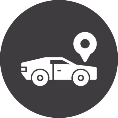 Harita işaretleyici vektör simgesi