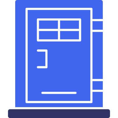 Kitap eğitimi okul simgesi ana hatları biçiminde