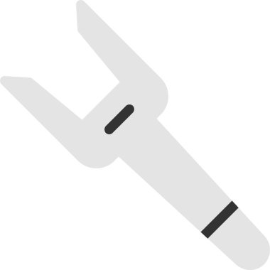 Bıçak. Web simgesi basit illüstrasyon