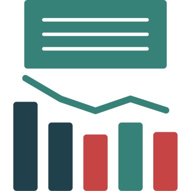 Grafik. Web simgesi vektör illüstrasyonu