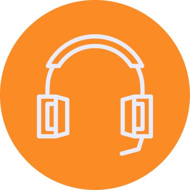 Müzik simgesinin vektör illüstrasyonu