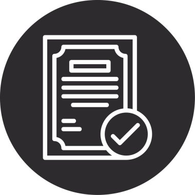 Belgenin vektör illüstrasyonu