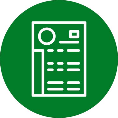 Modern ve tasarım için vektör illüstrasyon simgesi