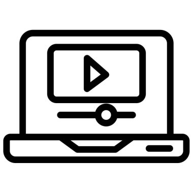 vektör satırı simgesi oynamak