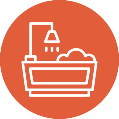 Modern simgenin vektör illüstrasyonu