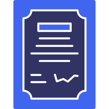 belge web simgesi basit tasarım