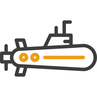 Gemi simgesi vektör illüstrasyonu