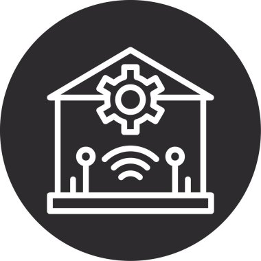 Bir simgenin vektör illüstrasyonu