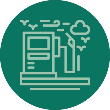 Bulut simgesinin vektör illüstrasyonu