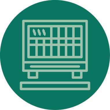 Benzersiz koşullandırma vektör çizgisi simgesi