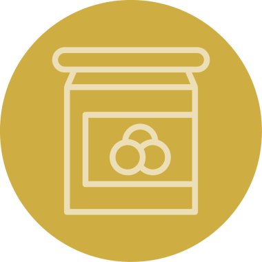 Gıda simgesinin vektör illüstrasyonu