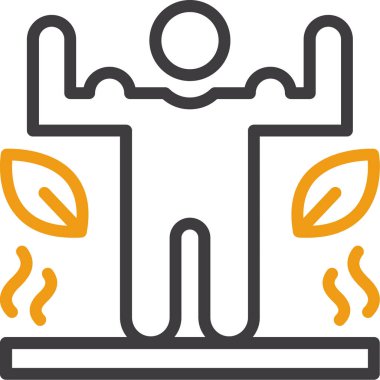 ateş alevi simgesini ana hatlarıyla ateşle