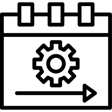 Dişliler. Web simgesi basit tasarım
