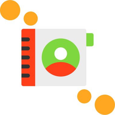 kamera simgesi vektör illüstrasyonu