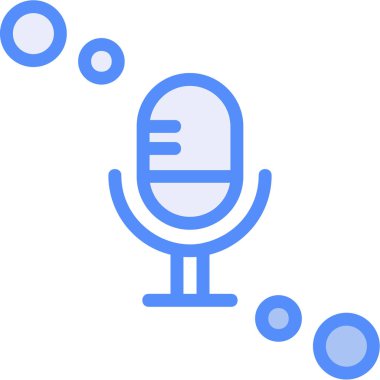 podcast web simgesi basit tasarım