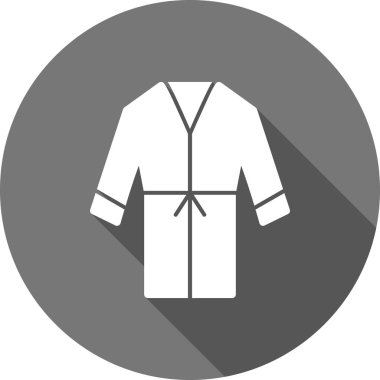 Bir ceket simgesinin vektör illüstrasyonu