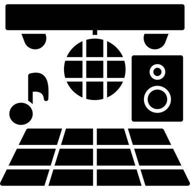 Müzik. Web simgesi basit illüstrasyon