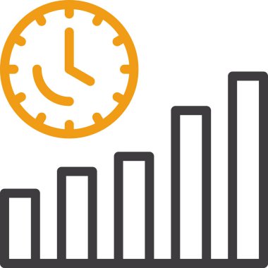 Alarm saat simgesi ana hat biçiminde