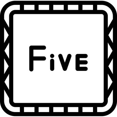 kart vektör simgesi modern basit satır tasarımı