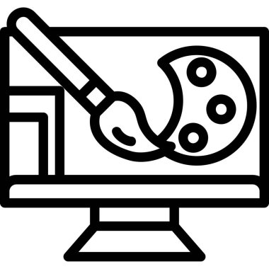 Bilgisayar monitörü simgesi, özet biçimi