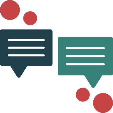 Konuşma baloncukları. İletişim simgesi. Sohbet baloncukları, boş çizgi roman tasarımı. vektör 10