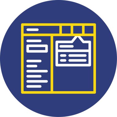 seo modern simgesinin vektör illüstrasyonu