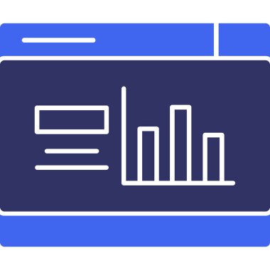 Çizelge. Web simgesi basit tasarım