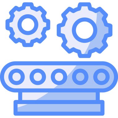 Teçhizat Web simgesi basit illüstrasyon