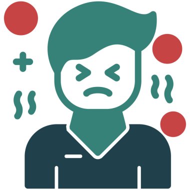 Hasta simgesi, vektör illüstrasyonu