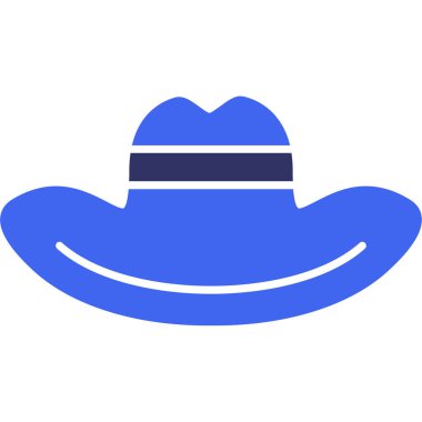 Şapka. Web simgesi basit illüstrasyon