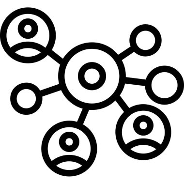 paylaşımlı simge vektör illüstrasyonu