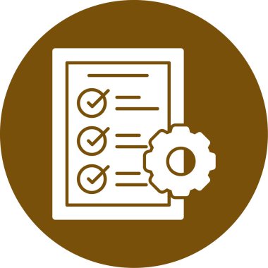 Belge simgesinin vektör illüstrasyonu