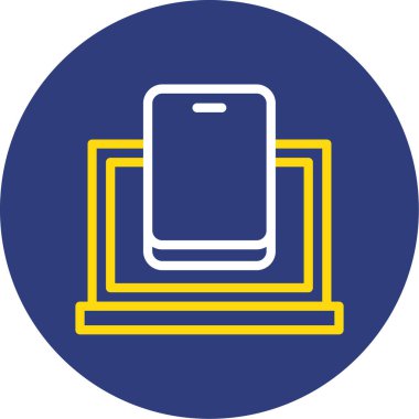 akıllı telefon simgesi vektör illüstrasyonu