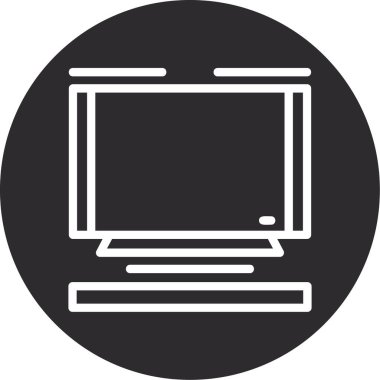 bilgisayar simgesi vektör illüstrasyon tasarımı