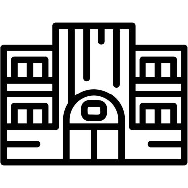 yapı yapı ikonu ana hatları biçiminde