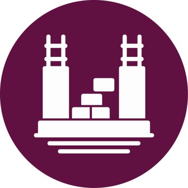 Vakıf Kabartma Çemberi, Vektör İllüstrasyonu