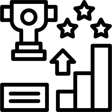 Ödül şampiyonu kupa simgesi