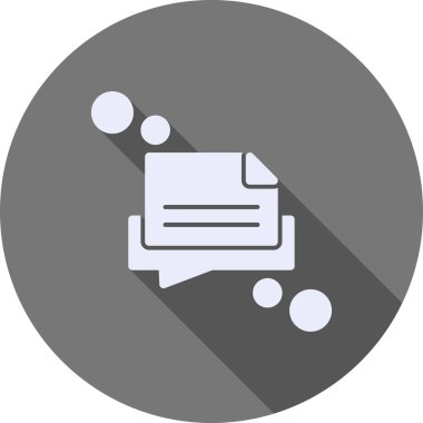 e- posta ileti vektörü simgesi