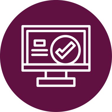 İş ve finans simgesinin vektör illüstrasyonu