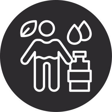 Güzellik simgesinin vektör illüstrasyonu