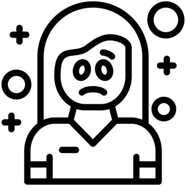 Üzgün adam simgesi, taslak biçimi