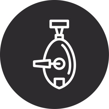 Bomba simgesi vektör illüstrasyonu