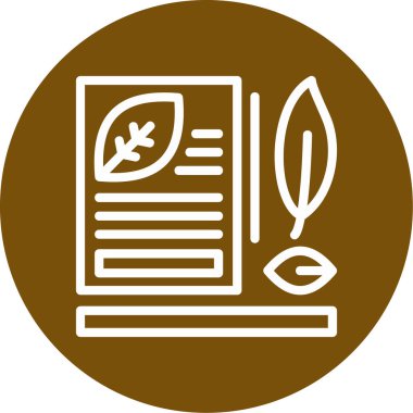 Bir kitabın vektör illüstrasyonu