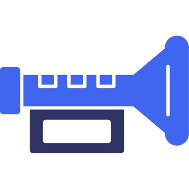 Konuşmacı. Web simgesi basit illüstrasyon