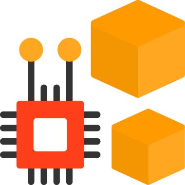 Bir simgenin vektör illüstrasyonu