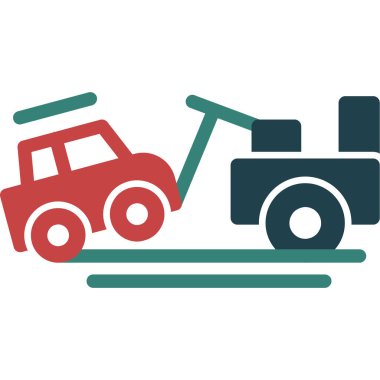 - Araba. Web simgesi basit illüstrasyon