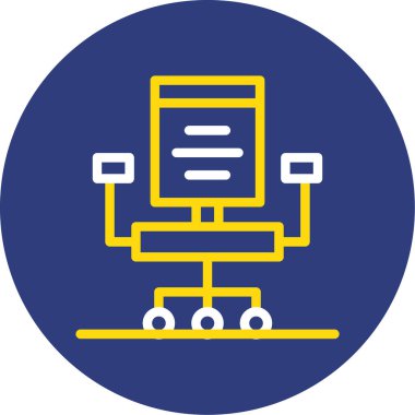 Modern eğitim ikonunun vektör illüstrasyonu