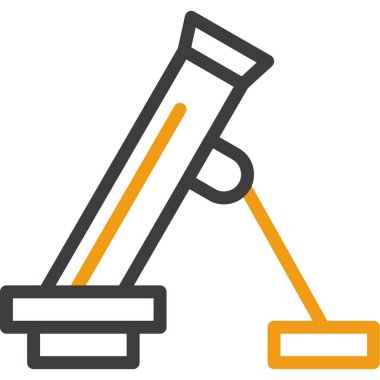 Boya fırçası. Web simgesi basit tasarım