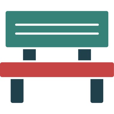 Masa. Web simgesi basit tasarım